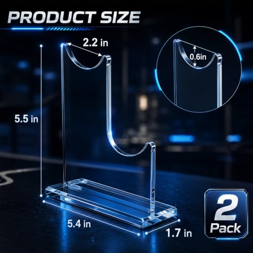 2 Pcs Acrylic Katana Stand Dual Tier Display Holder - style: Dual Tier