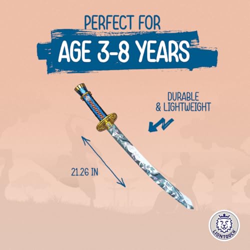 Liontouch 29500LT Samurai Toy Sword, Multicolor