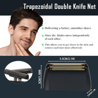 Shaver Foil Head Cutter Replacement for Wahl Vanish Shaver, Black - color: 1 Pack