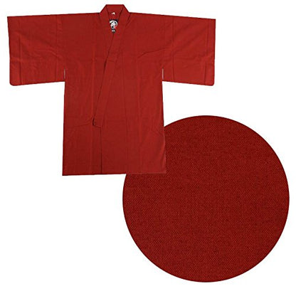 Edoten Japanese Samurai Hakama Uniform - color: Rd-grey, size: Large