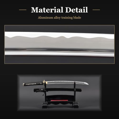 Wakizashi Iaito, Unsharpened Aluminum Alloy Iaido Training Sword - style: Dragon