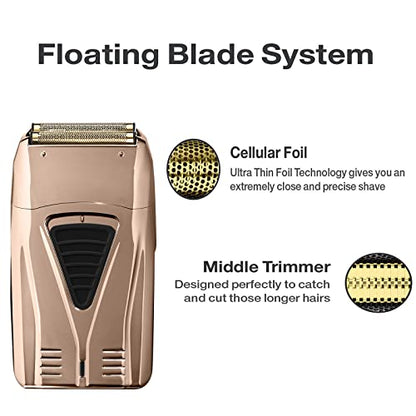 Shaver Replacement Pro Foil & Cutter,Compatible with andis TS-1 Shaver Head - color: Rose Gold 2 Pack