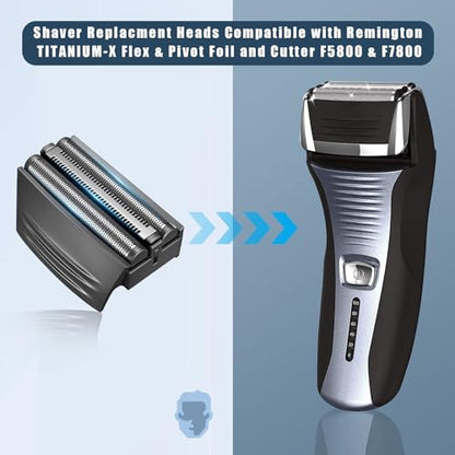 Shaver Replacment Heads,Shaver Replacment Foil Compatible with Remington - color: black-3