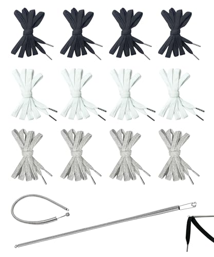 12 Pcs Flat Drawstring Cord Replacement for Sweatpants Pants Short