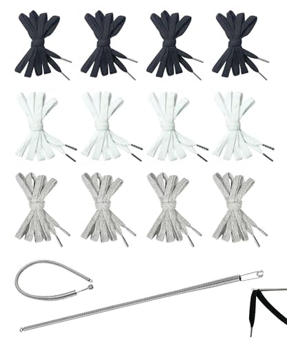12 Pcs Flat Drawstring Cord Replacement for Sweatpants Pants Short