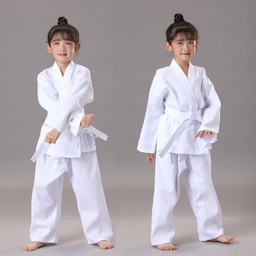 Karate Gi Uniform for Kids and Adults White - size: Medium