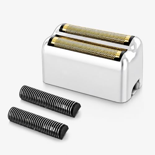 Replacement Heads Foil & Cutters Compatible with BaBylissPRO FXFS2 Shaver - color: 1 pc silver