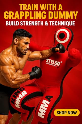 Un-Filled Grappling Dummy Wrestling Dummy Jiu Jitsu Dummy for BJJ MMA Judo Karate Practice Adult Kids - color: Red, size: 5ft / 60"