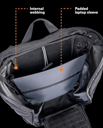 Mystery Ranch Blitz 30 Backpack – Weather-Resistant with Adjustable Harness, Removable Belt & Laptop Sleeve – Black, L/XL - color: Black, size: Large-X-Large