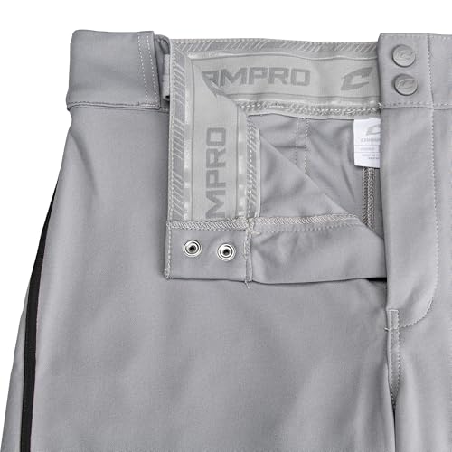 Champro Boys Triple Crown 2.0 Baseball Knickers with Braid - color: Grey, Black, size: Medium
