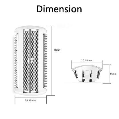 BRL130 BRL140 BRL126 Replacement Foil Head for Philips Women Trimmer Shaver BRL130 BRL140 BRL126/136/146 BRE620 640 650 630-1 Count White