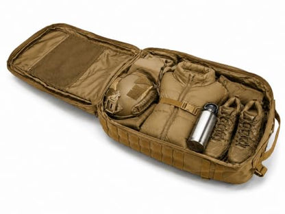 Large Coyote Tan Tactical Backpack for Men, 50L/60L/70L Expandable Military Backpack - color: Khaki