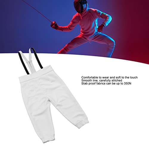 Fencing Pants 350N Fencing Training Equipment Professional Fencing Pants Stab Proof Fabric Fencing Training Pants(42 Size 150‑155cm 40kg)