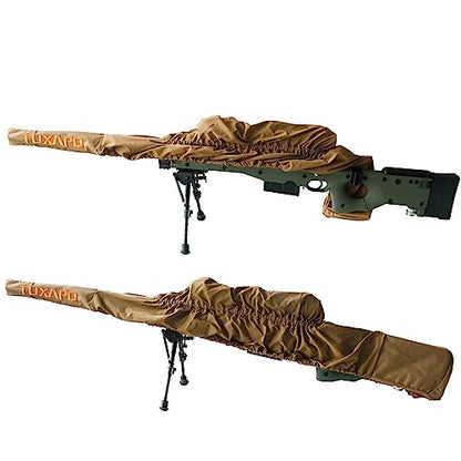 Fast Rifle Case Gun Cover for Hunting Range Shooting - 42.5" to 58" - color: Coyote Brown