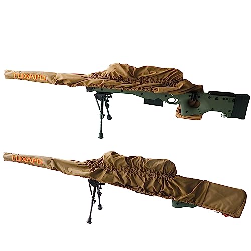 Fast Rifle Case Gun Cover for Hunting Range Shooting - 42.5" to 58" - color: Coyote Brown