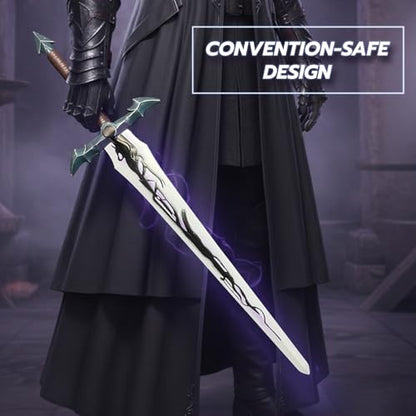 Fang Foam Prop Set for Cosplay, Display & LARP, Non-Functional Costume Accessory Designed for Role Play - style: Longsword