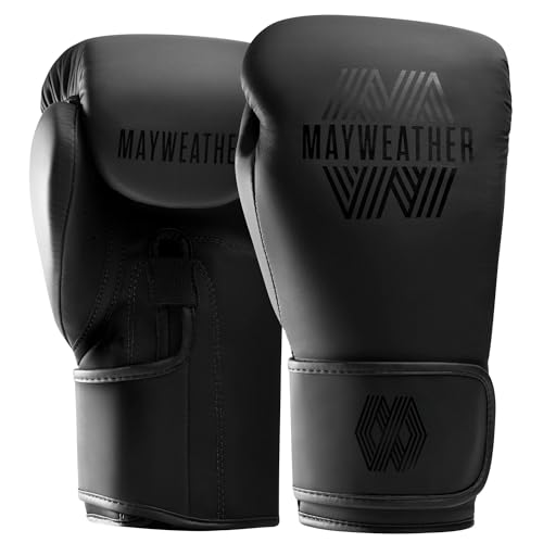 Mayweather Core Boxing Gloves - color: Black, size: Large-X-Large
