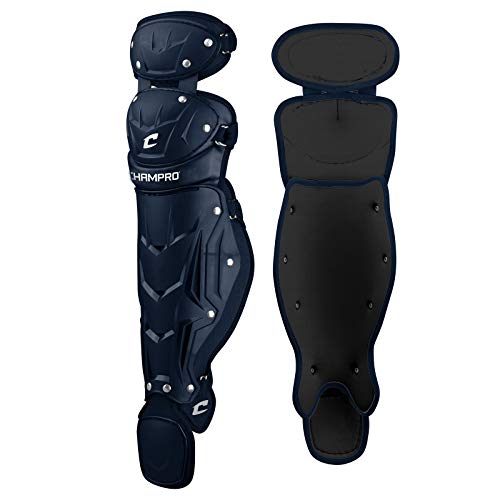 Champro Optimus MVP Double Knee Leg Guard - color: Navy, size: 13.5"