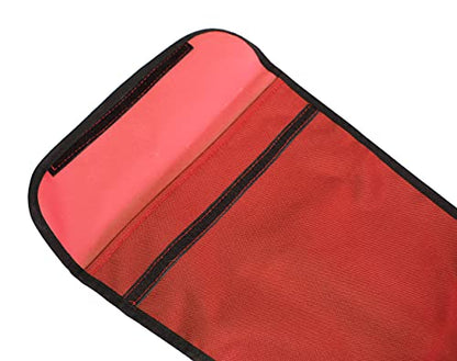 LEONARK Fencing Sword Sling Shoulder Bag for Foil Epee and Saber - Hema Longsword Bag Cover Case for Fencing Weapons - style: Dual Sword Bag-red