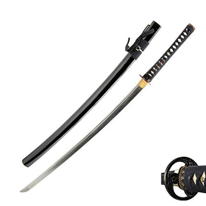 Hand Forged 1045 Carbon Steel Cherry Blossom Katana Full Tang Sword