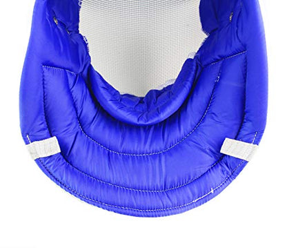 LEONARK Fencing Foil Mask Fencing Helmet CE 350N Certified National Grade Masque - Fencing Protective Gear - color: White, size: Small