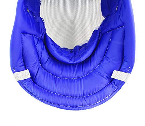 LEONARK Fencing Foil Mask Fencing Helmet CE 350N Certified National Grade Masque - Fencing Protective Gear - color: White, size: Medium