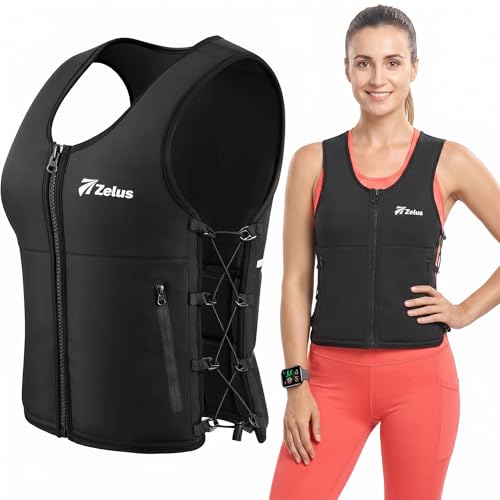 Zelus Weighted Vest for Women Men, Adjustable Z-Fit Slim Weight Vest 1-15lb - size: 10LB&M