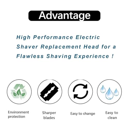 92S Replacement Head Compatible with Braun Series 9 Electric Shaver - size: 92S-1pack