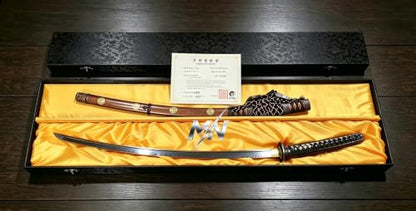 Handmade Japanese Tachi Katana T10 Carbon Steel Clay Tempered Sharp Blade