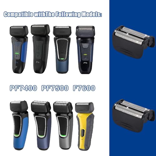 3PCS Shaver Replacement Foil Compatible with Remington PF7400 - color: Black3