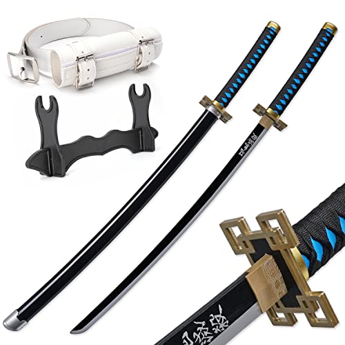 Zisu Demon Katana Sword, About 41 inches, Hashira Pillars & Protagonist Katana for Cosplay Purpose, Anime Original Texture - color: Gray, style: Muichirou