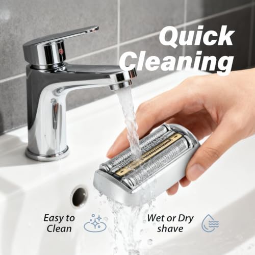92S Series 9 Electric Shaver Replacement Head Compatible with S9 Foil & Cutter Razor Heads, Applicable for S9 9290cc, 9291cc, 9385cc, 9330s, 9370cc, 9330s, 9293s, 9296cc.