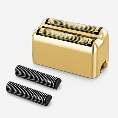 Replacement Heads Foil & Cutters Compatible with BaBylissPRO FXFS2 Shaver - color: 1 pc gold