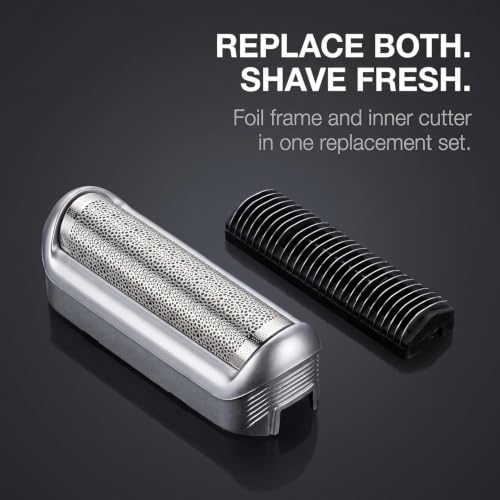 1Pc 5S Razor Replacement Foil and Cutter for Braun, Replacement Shaver Part Cutter Accessories for Braun M90 M60 P40 P50 P60 P70 P80 555 575 370, Men's Electric Shaver Replacement Heads, Men's