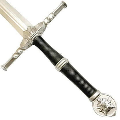 41 Inch Medieval Foam Hunting Long Sword for Cosplay LARP Costume Halloween - style: Steel