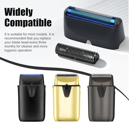 2-Pack Replacement Head Foil for BaBylissPRO UV Single Foil shaver - color: Single-Black