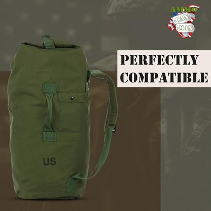 Ammo Can Man Style Nylon Tactical with Padded Duffle Bag Olive Drab Large