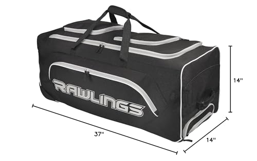 Rawlings | YADI Wheeled Catcher's Bag | Yadier Molina Model | Baseball/Softball