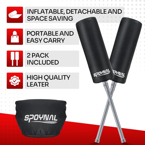 SPOYNAL Inflatable Blocking Pads, 2 Pack for Football & Basketball Training