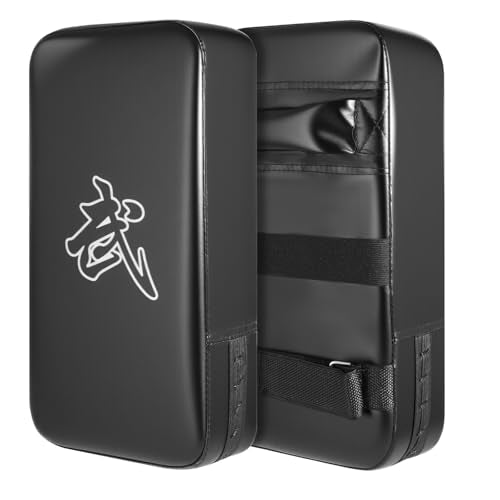 EupHHonycs 2 Pack Muay Thai Pad for Training Boxing Equipment Kicking Punching Shield Muay Thai Kickboxing Training Pad for MMA, Martial Arts, Karate, Taekwondo, Punching, Foot, Knee and Elbow Target
