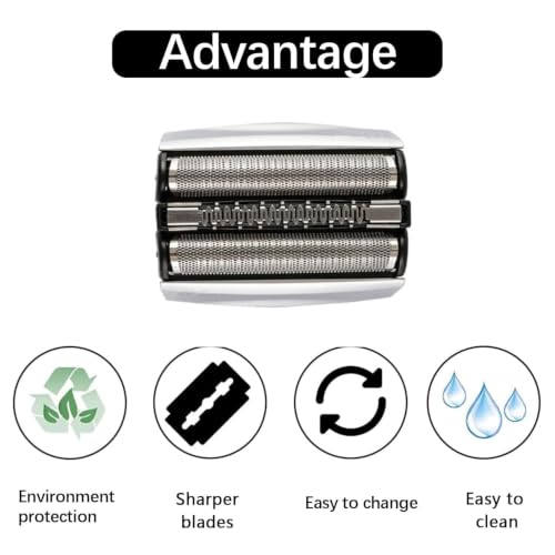 Series 7 70S Replacement Shaver Heads for Braun Series 7 Electric Razors