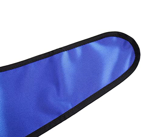 LEONARK Fencing Sword Sling Shoulder Bag for Foil Epee and Saber - Hema Longsword Bag Cover Case for Fencing Weapons - style: Dual Sword Bag-blue
