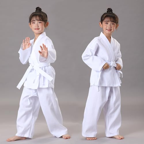 Karate Gi Uniform for Kids and Adults White - size: Medium