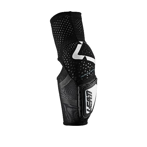 Leatt 3DF Hybrid Elbow Guard - color: White/Black, size: Small-Medium