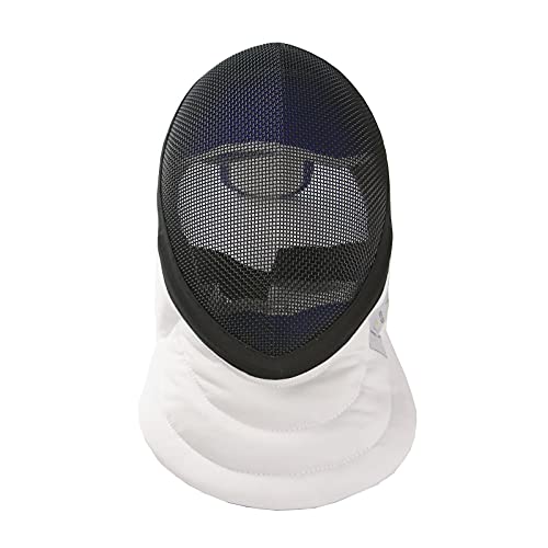 LEONARK Fencing Epee Mask Hema Helmet CE 350N Certified National Grade Masque - Fencing Protective Gear - color: Black, size: Small