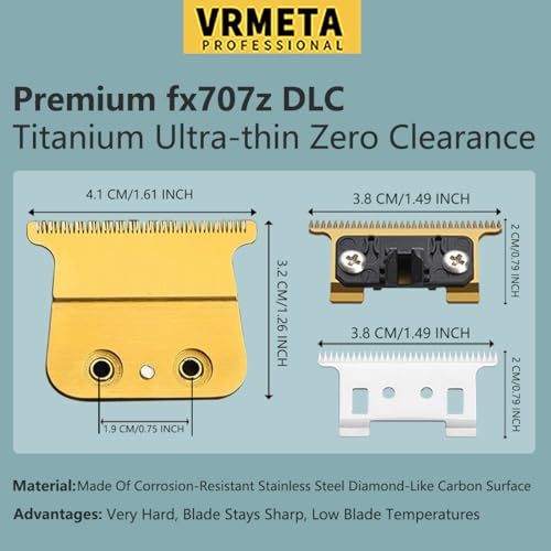 Professional Replacement Blades for Trimmer Blade - color: Gold
