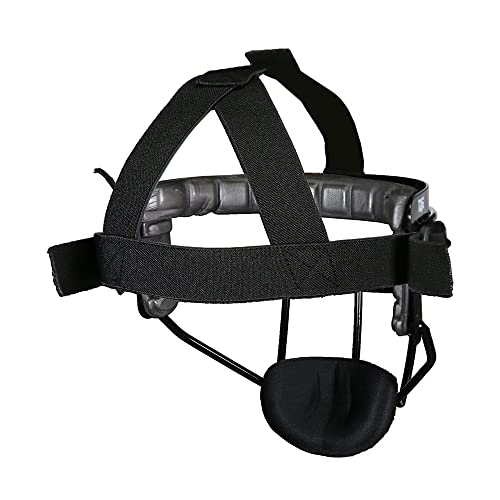 Defender Fielder’s Wire Mask - High-Impact Steel Infielder Face Guard for Softball & Baseball - Adult & Youth Sizes - Lightweight, Maximum Visibility & Secure Fit - color: Black, size: Youth