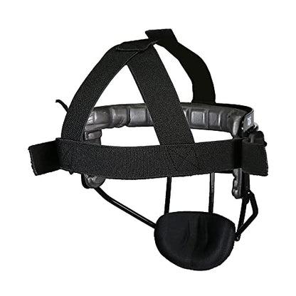 Defender Fielder’s Wire Mask - High-Impact Steel Infielder Face Guard for Softball & Baseball - Adult & Youth Sizes - Lightweight, Maximum Visibility & Secure Fit - color: Black, size: Youth