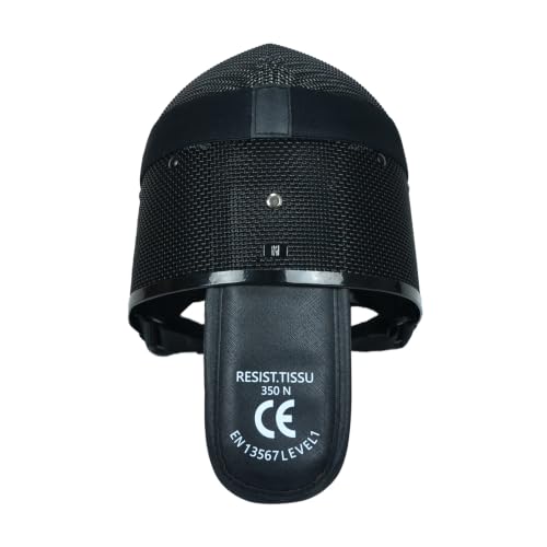 Coach Fencing Mask - 350N Mask with Removable Lining - CE Certified Coach Fencing Helmet - color: Fixed Lining, size: Small