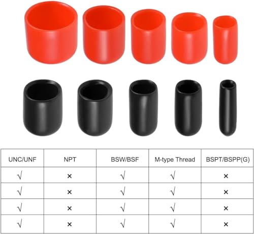20pcs Rubber End Caps 3mm ID Vinyl Round End Cap Cover Screw Thread Protector Vinyl Bolt Screw Cover Caps Rubber Screw Caps Rubber Bolt Covers Caps - size: 3mm 20pcs